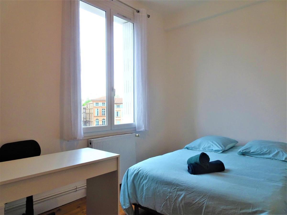 Chambre Privee Et Spacieuse Au Sein D'Un Logement Partage - Central, Quartier Villebourbon - 3 Chambres Doubles - 2 Balcons - Places De Stationnements Gratuites - 5 Min A Pied Gare Et Hypercentre Montauban Exteriér fotografie
