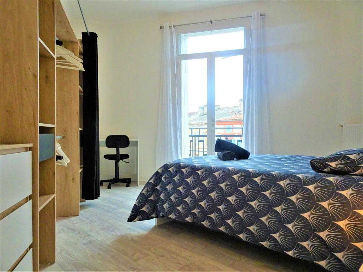 Chambre Privee Et Spacieuse Au Sein D'Un Logement Partage - Central, Quartier Villebourbon - 3 Chambres Doubles - 2 Balcons - Places De Stationnements Gratuites - 5 Min A Pied Gare Et Hypercentre Montauban Exteriér fotografie