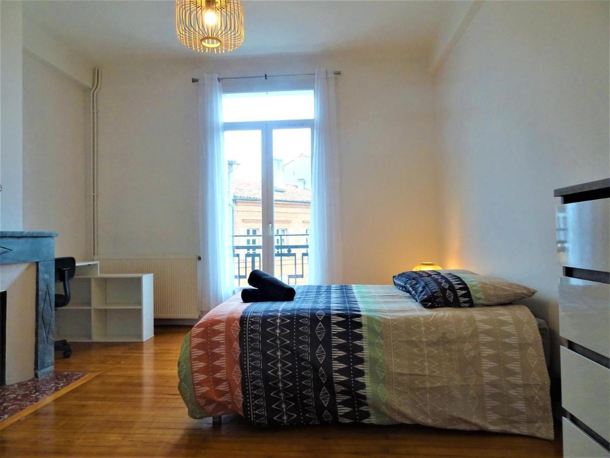 Chambre Privee Et Spacieuse Au Sein D'Un Logement Partage - Central, Quartier Villebourbon - 3 Chambres Doubles - 2 Balcons - Places De Stationnements Gratuites - 5 Min A Pied Gare Et Hypercentre Montauban Exteriér fotografie